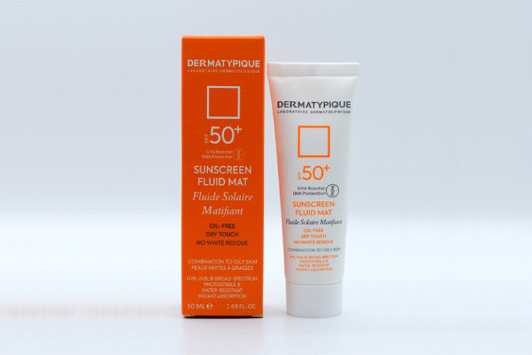 فلوئید ضد آفتاب پوست چرب و مختلط SPF 50 – درماتیپیک